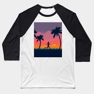 Evening Run Baseball T-Shirt